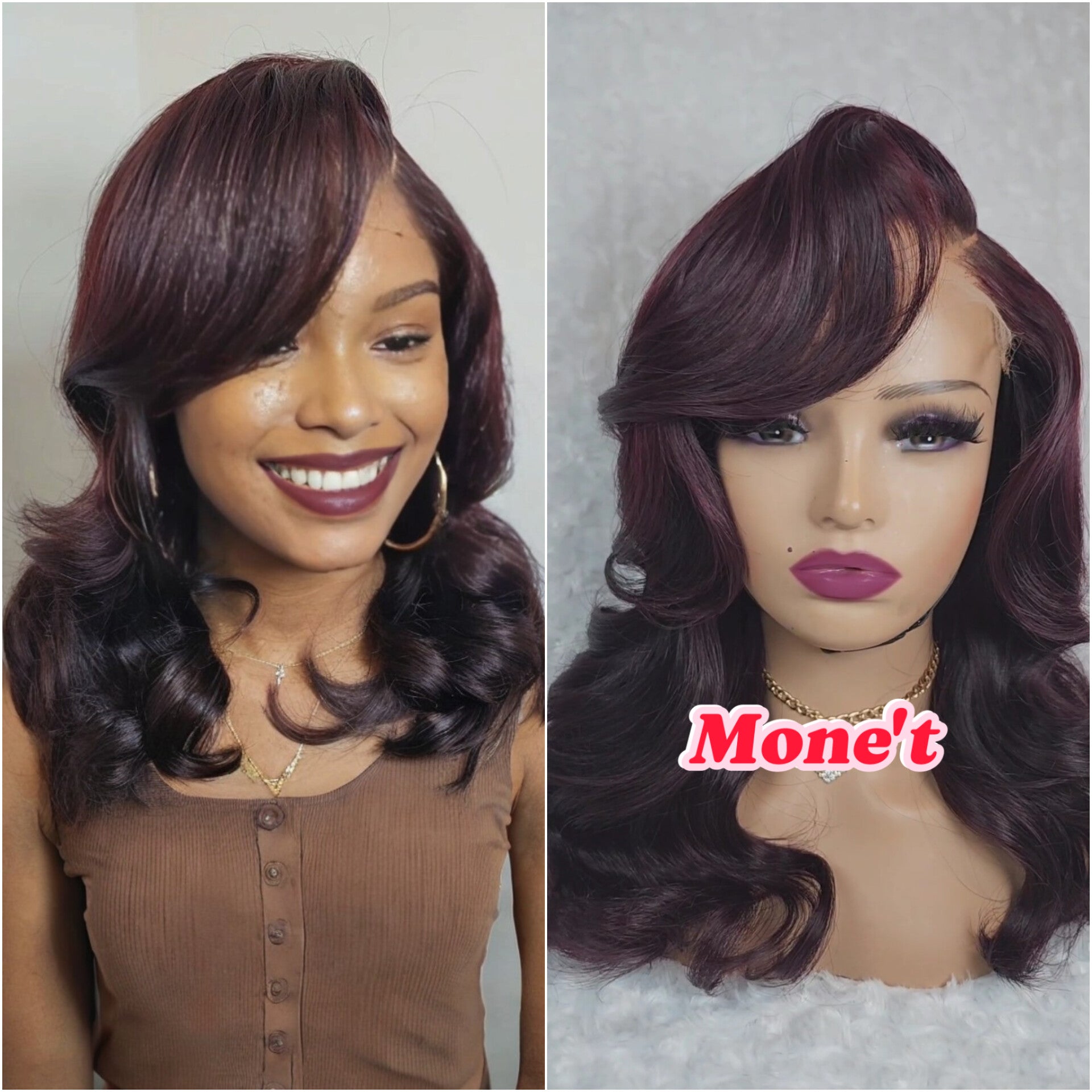 Monet – 5x5 HD Closure Wig                  ( READY TO SHIP)